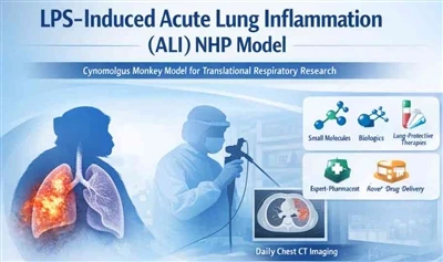 Model NHP-povzročenega akutnega pljučnega vnetja (ALI)|Prisys Biotech